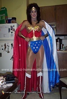 Homemade Wonder Woman Costume