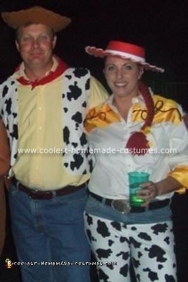 Homemade Woody and Jesse from Toy Story Costumes