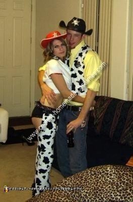 Homemade Woody and Jessie Couple Costume