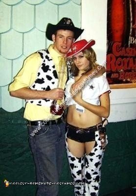 Homemade Woody and Jessie Couple Costume