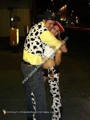 Homemade Woody and Jessie Couple Costume