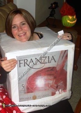 Homemade Working Boxed Wine Costume