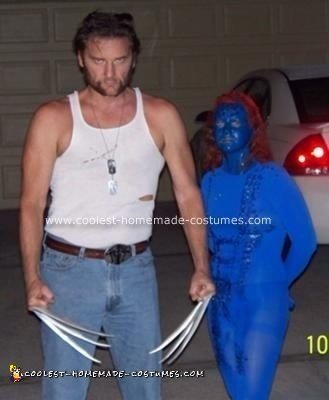 Homemade X Men Wolverine and Mystique Costume