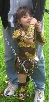 Homemade Xena Warrior Princess Costume