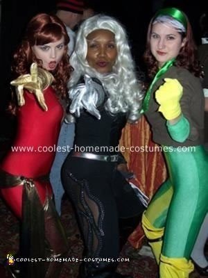 I was Rogue and my friends Brooke and DJ were the Dark Phoenix and Storm from the X-men cartoon series.