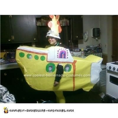 Homemade Yellow Submarine Costume