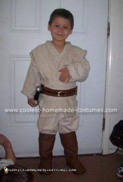 Homemade Young Anakin Skywalker Costume