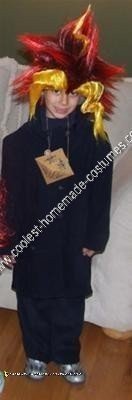 Homemade Yugi from Yugioh Kids Halloween Costume Idea