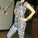 Homemade Zebra Costume