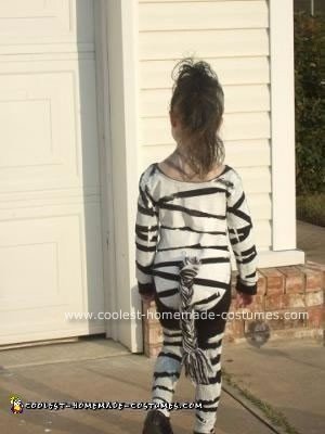 Homemade Zebra Costume