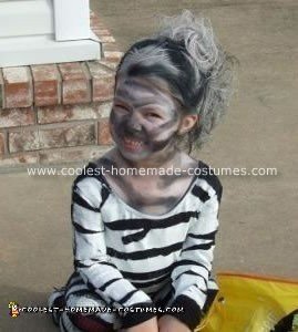 Homemade Zebra Costume