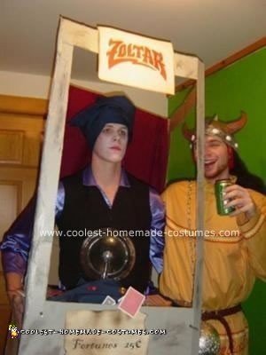 Homemade Zoltar Costume