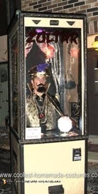 Homemade Zoltar Halloween Costume