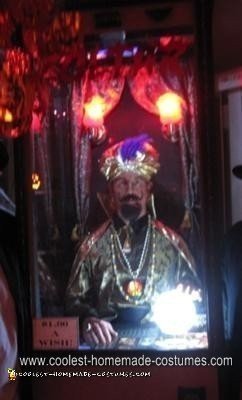 Homemade Zoltar Halloween Costume