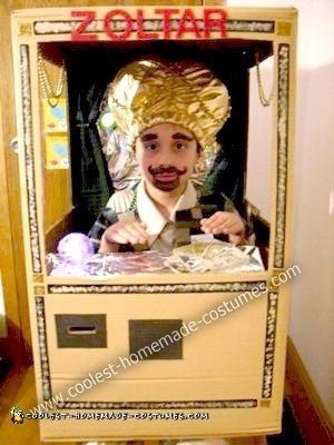 Homemade Zoltar Halloween Costume