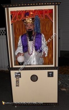 Homemade Zoltar Halloween Costume Idea