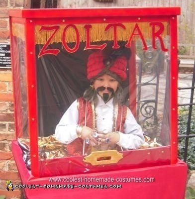 Homemade Zoltar Halloween Costume Idea