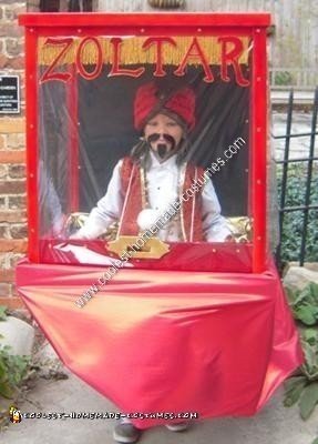 Homemade Zoltar Halloween Costume Idea