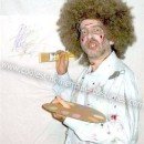 Homemade Zombie Bob Ross Costume