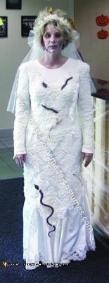 Homemade Zombie Bride Costume