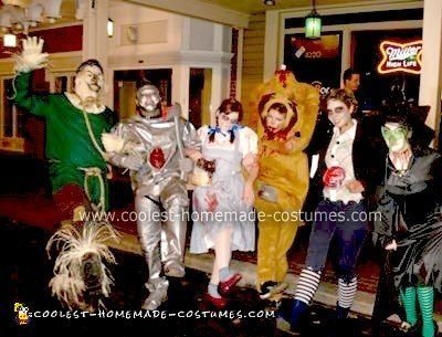 Homemade Zombie Wizard of Oz Group Costume