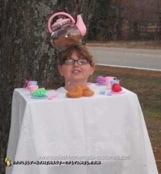 Homemade Tea Party Halloween Costume Idea