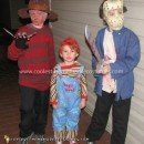 Homemade Horror Movie Trio Children's Costumes