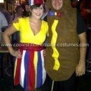 Coolest Hot Dog on a Stick Couples Costume