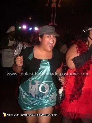 Homemade Hypnotiq Bottle Costume