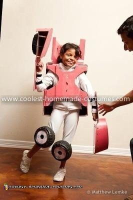 Homemade Ice Cream Truck Transformer Costume