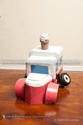 Homemade Ice Cream Truck Transformer Costume