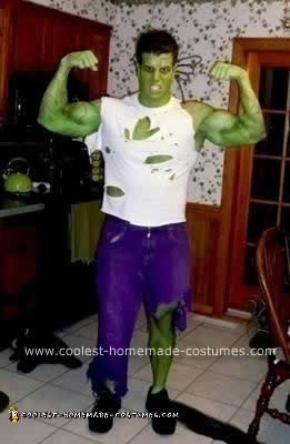 Homemade Incredible Hulk Costume