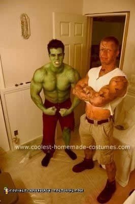 Homemade Incredible Hulk Costume