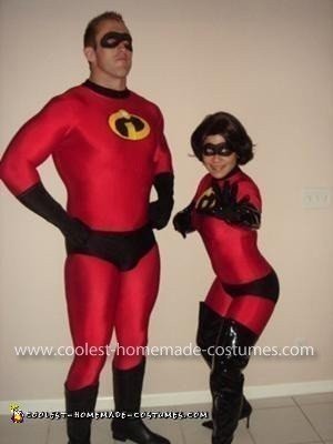 Homemade Incredibles Couple Costume