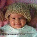 Coolest Infant Cabbage Patch Kid Costume - Calista in her wig before we trimmed and put ribbons on.