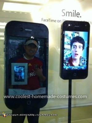 Homemade iPhone 4 Facetime Costume