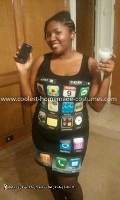 Homemade iPhone Costume