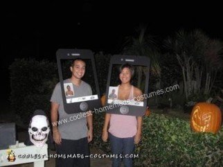 Coolest iPhone FaceTime Couple Costume