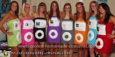 Homemade iPod Group Costume