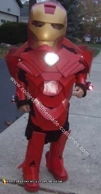 Homemade Iron Man Child's Costume