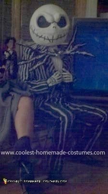 Homemade Jack Skellington Costume