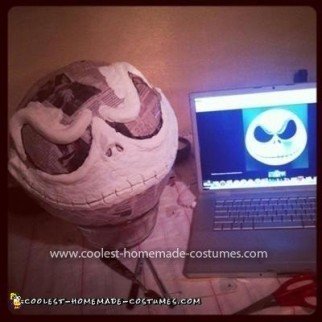 Homemade Jack Skellington Costume