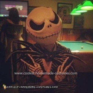 Homemade Jack Skellington Costume