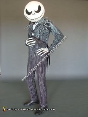 Homemade Jack Skellington DIY Halloween Costume Idea