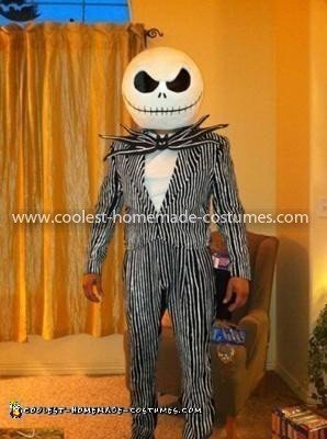 Homemade Jack Skellington Nightmare Before Christmas Costume