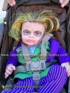 Homemade Joker Baby Costume