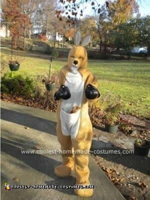 Homemade Kangaroo DIY Costume