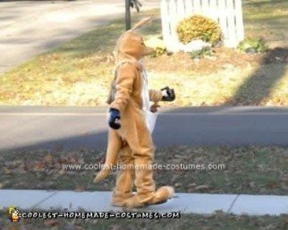 Homemade Kangaroo DIY Costume