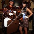 Homemade Kentucky Derby Race Horse Jockey and Owner Couple Costume