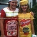 Homemade Ketchup and Mustard Costumes